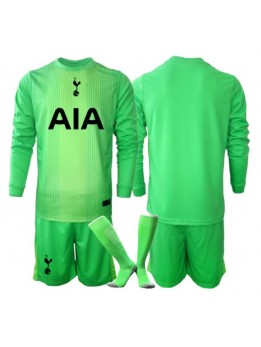 Otroški Nogometna dresi replika Tottenham Hotspur Vratar Domači 2025-26 Dolgi rokav (+ hlače)